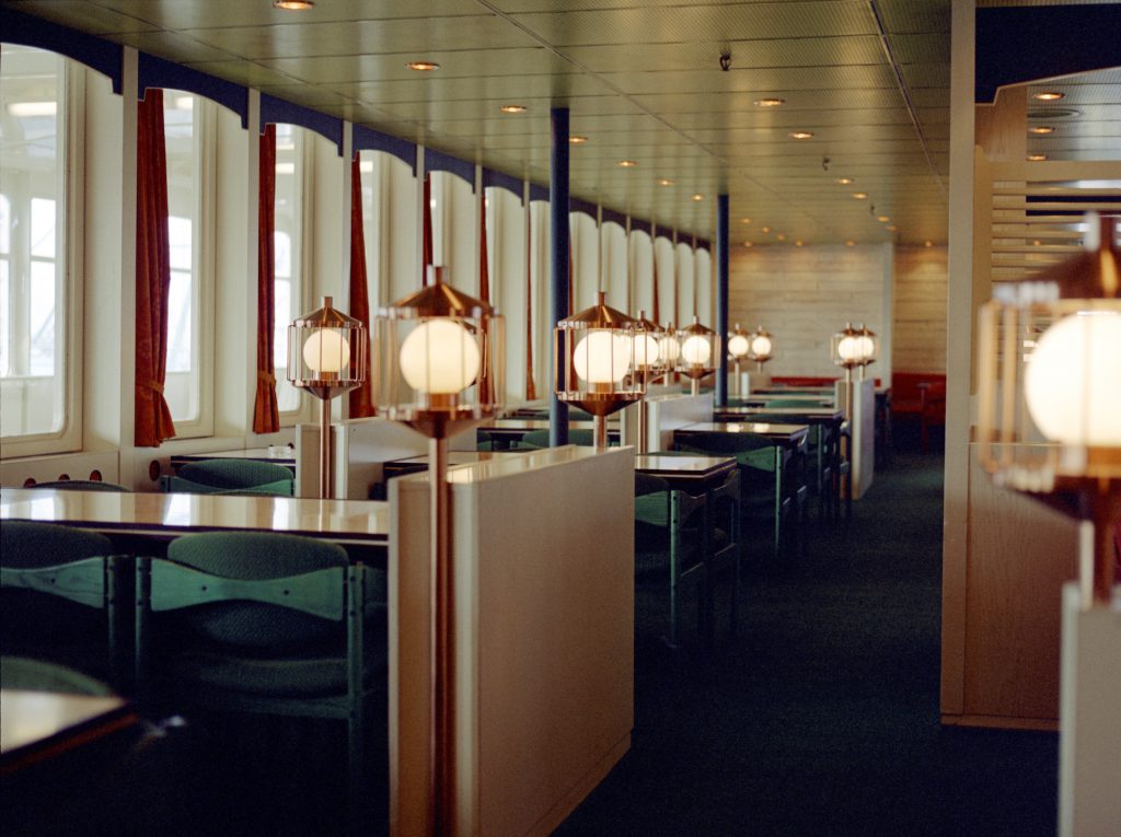 Original lamp back on the ss Rotterdam Friends of steamship Rotterdam